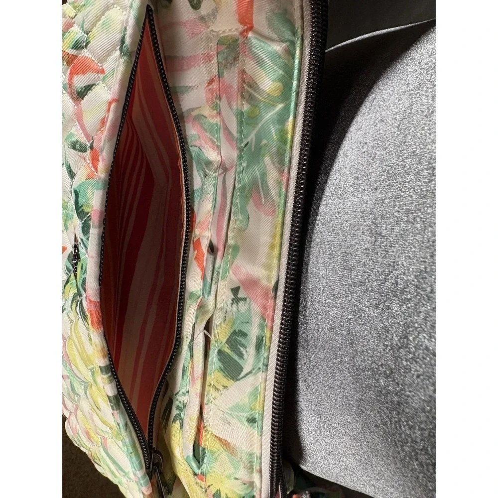 NWT Lug Bolero Crossbody Bag Candy Tropics Quilted Tropical Floral Shoulder Bag